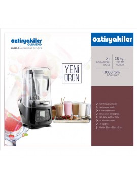 Öztiryakiler Gurmeaid  Dijital Bar Blender Gürültü Önleyici Kapaklı CB699-D